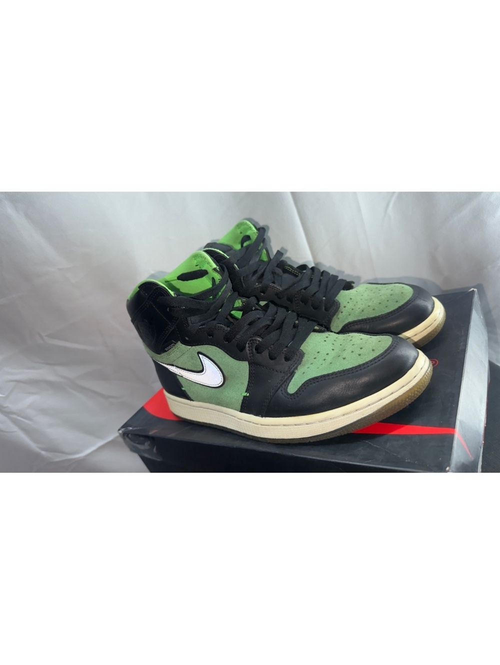 Nike Jordan 1 Retro High Zoom Zen Green CK6637-002 Men Black